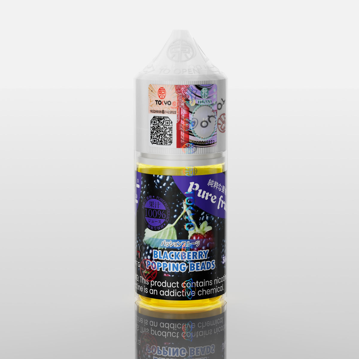 Pure fruit 純粹果物 黑莓爆珠 Iced Blackberry poppingbeads